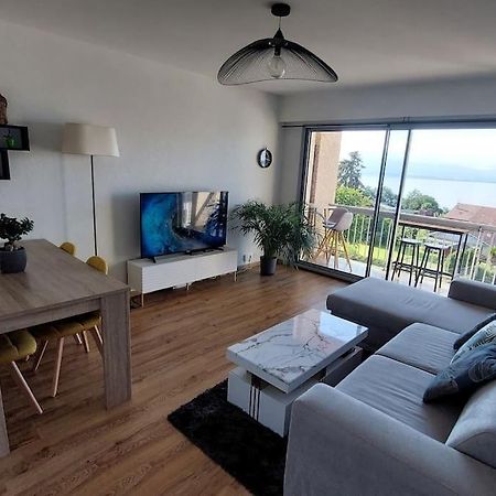 Appart Cosy Avec Vue Sur Le Lac Leman Évian-les-Bains Esterno foto