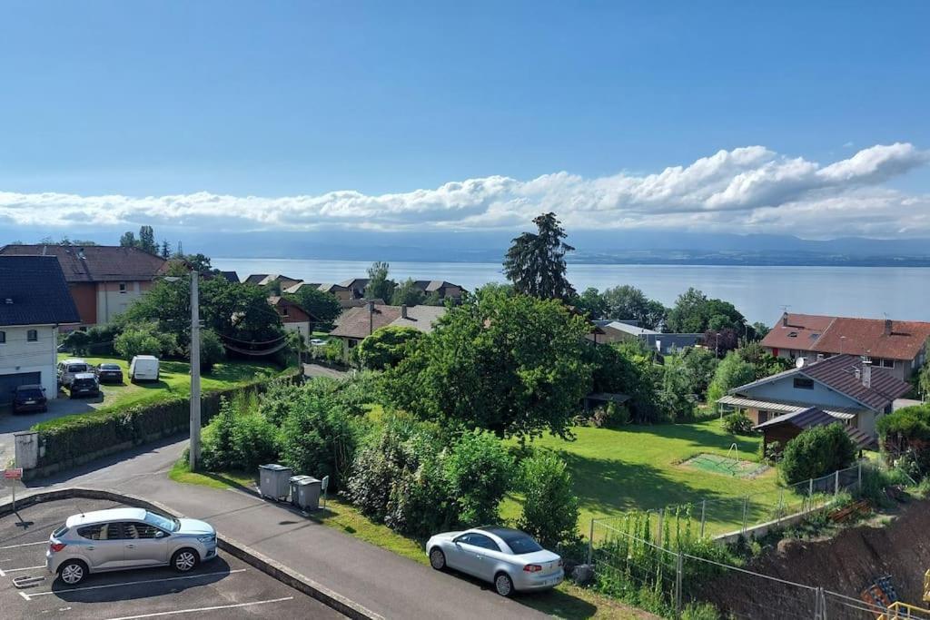 Appart Cosy Avec Vue Sur Le Lac Leman Évian-les-Bains Esterno foto